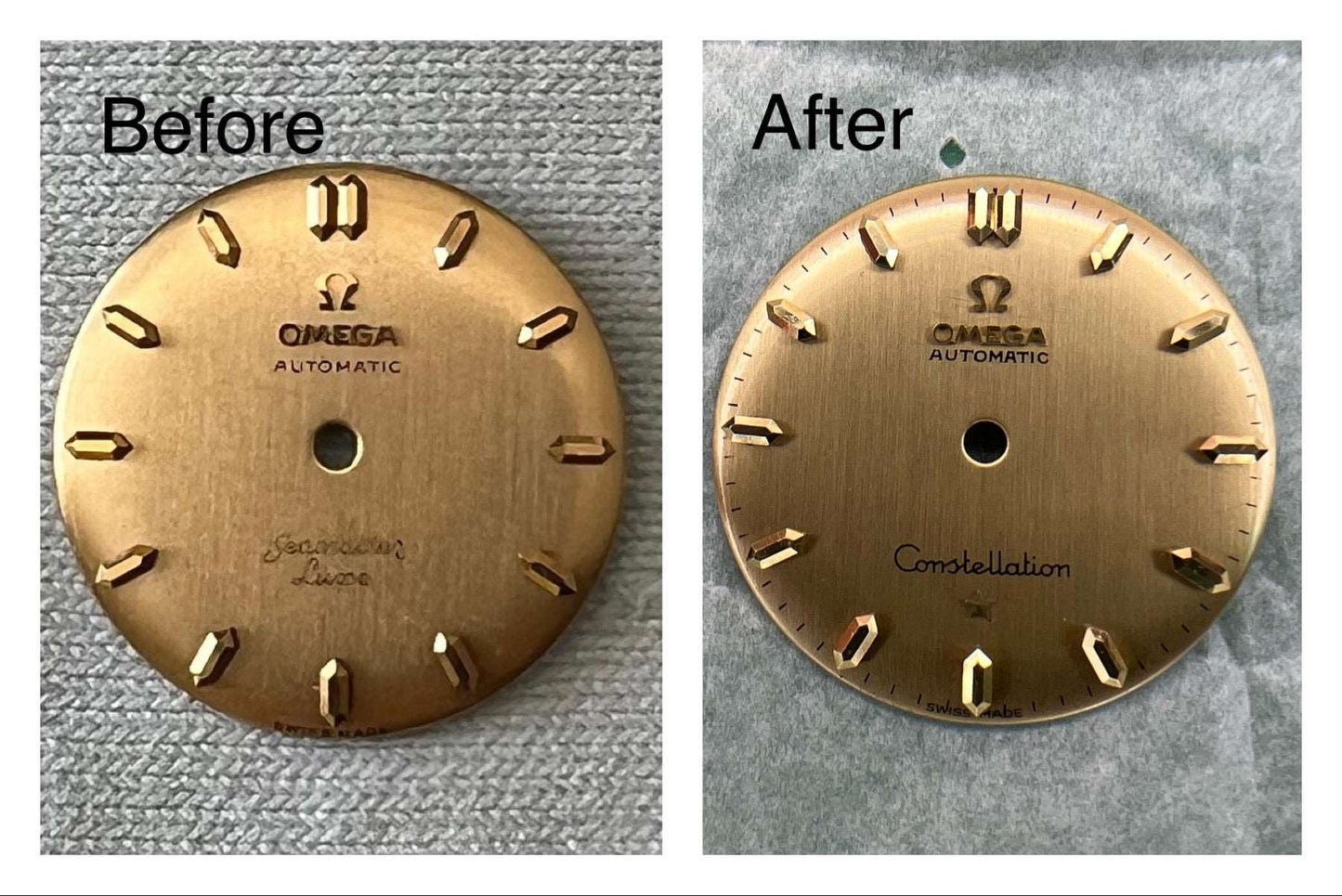 montre Omega Constellation 18k watch