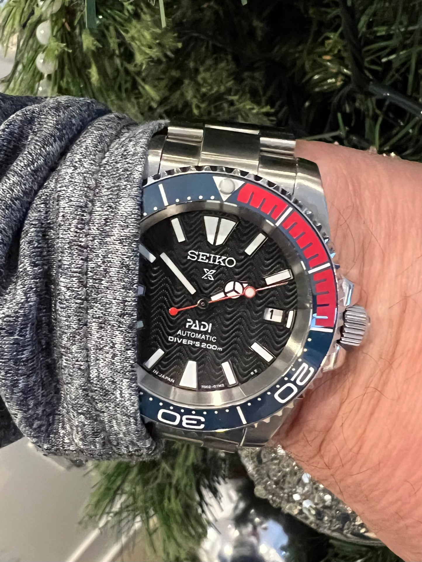 montre seiko pepsi mod watch