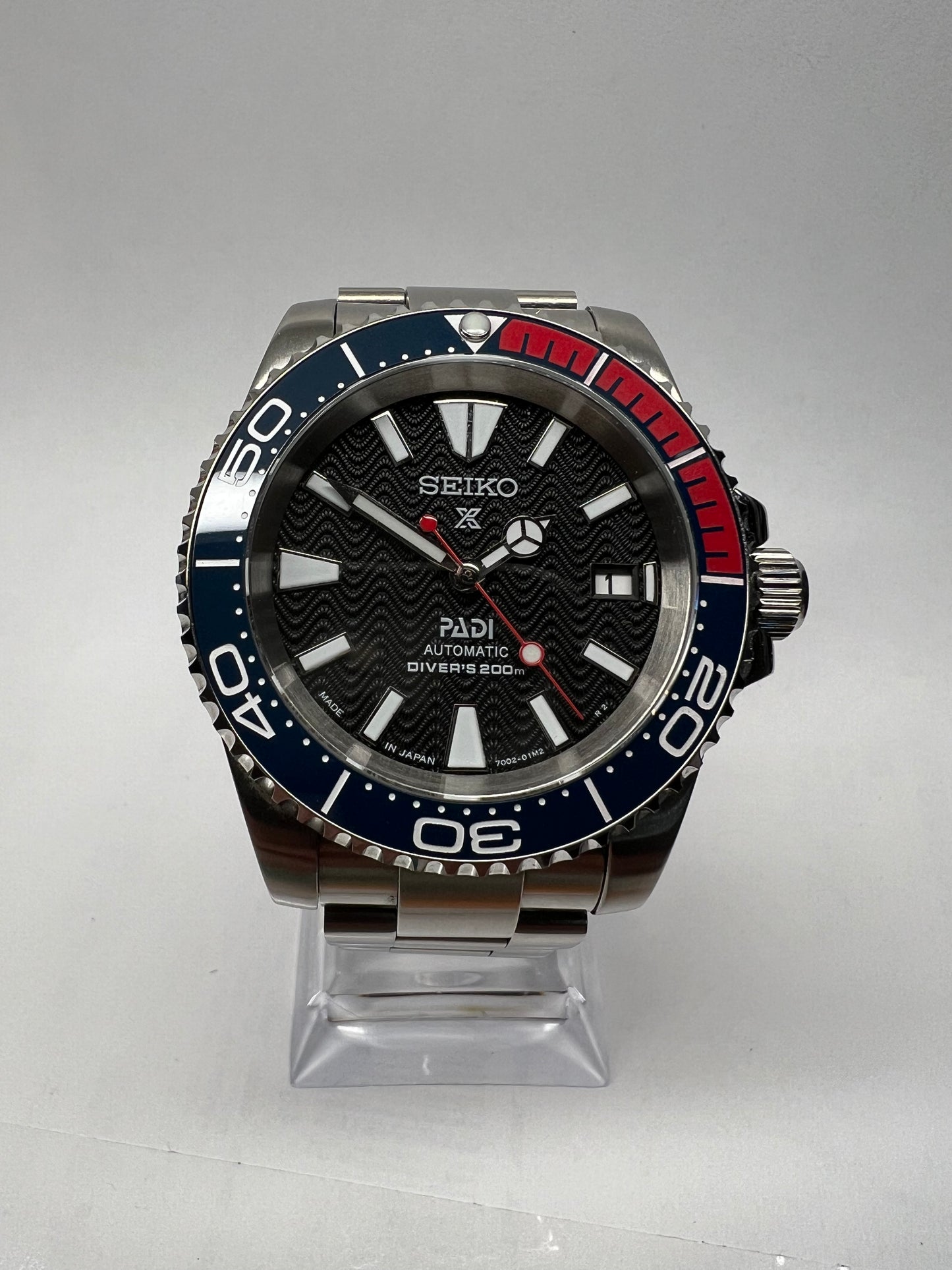 montre seiko pepsi mod watch