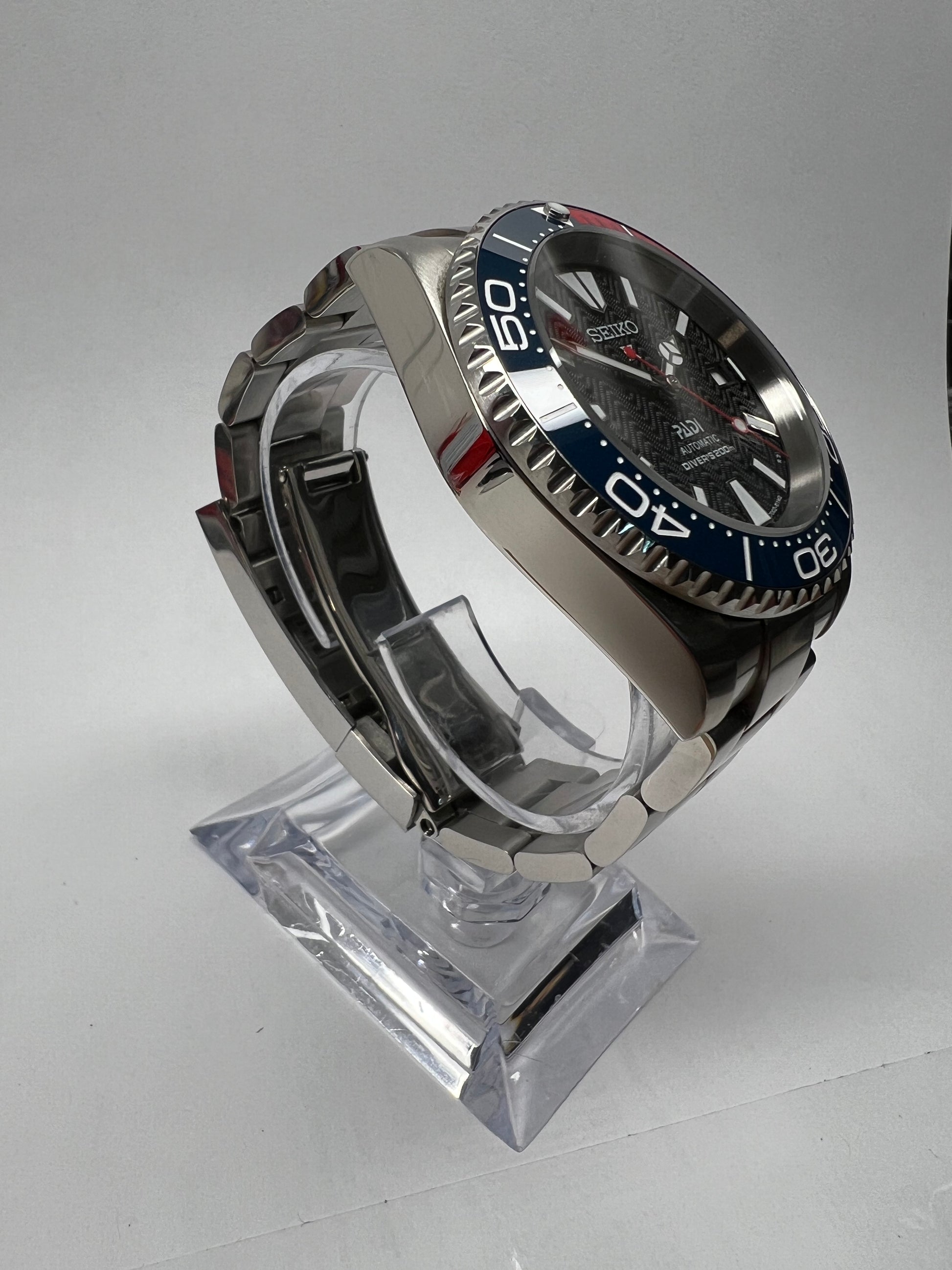 montre seiko pepsi mod watch
