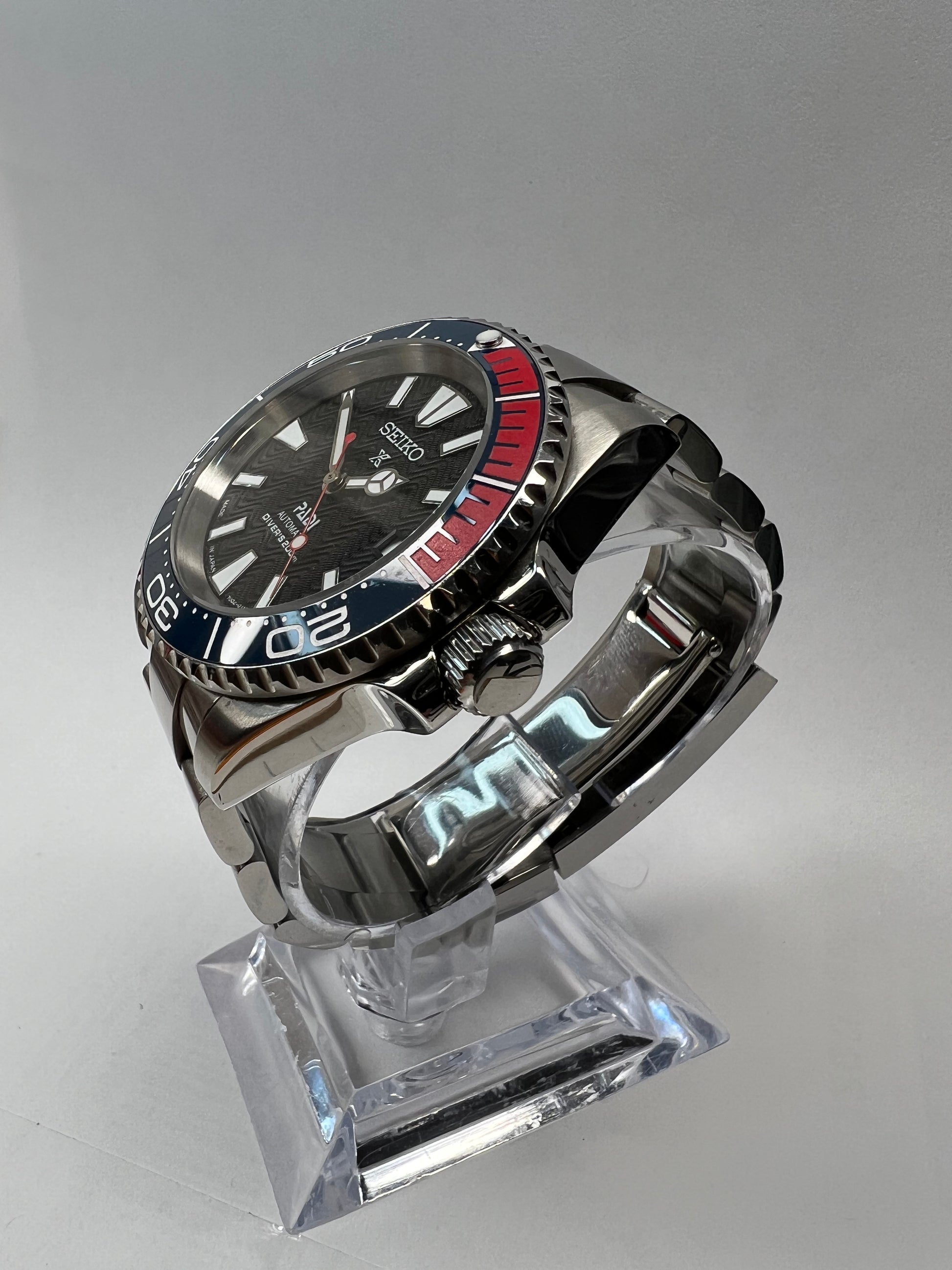 montre seiko pepsi mod watch